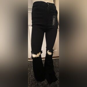 GIG Denim Women's Black Flare Jeans